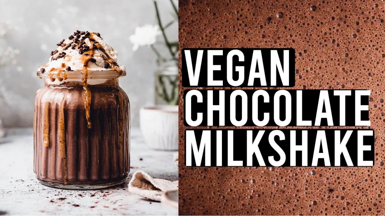 Indulge in a Creamy Vegan Chocolate Milkshake: A Delicious Treat for Everyone